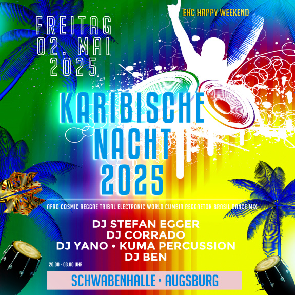 Karibische Nacht 2025 - EHC Happy Weekend Event